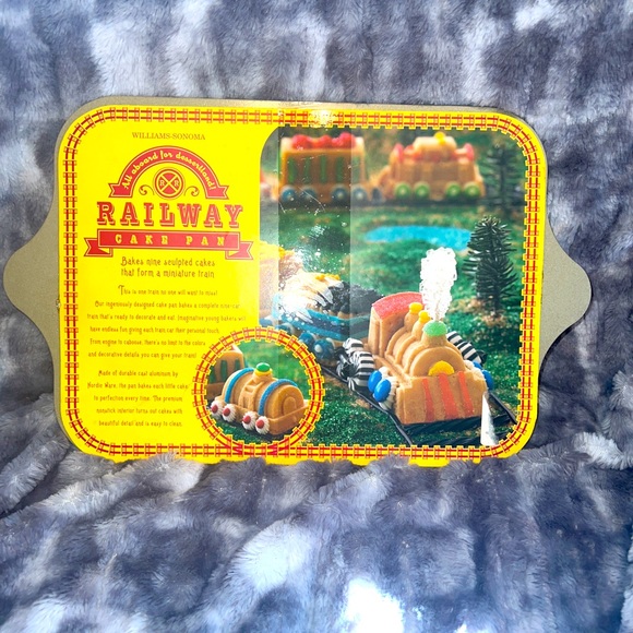 Nordic Ware Kitchen Williams Sonoma Railway Cake Pan Nordic Ware Usa Baking Mold Pan Non